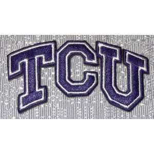  Texas Christian University TCU Logo Crest Embroidered 