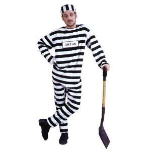  Convict Costume Xlarge Toys & Games