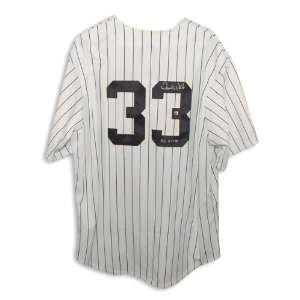   New York Yankees Pinstripe Majestic Jersey Inscribed PG 5 17 9