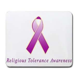  Religious Tolerance Awareness Ribbon Mouse Pad Office 