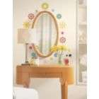 RoomMates Graphic Flowers Peel & Stick Wall Decals