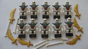 LEGO Ninjago 2520 2505 2259 Chopov Skeleton Figures 10 BRAND NEW 