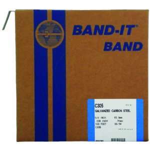   Galvanized Carbon Steel Band, 5/8 Width X 0.030 Thick, 100 Feet Roll