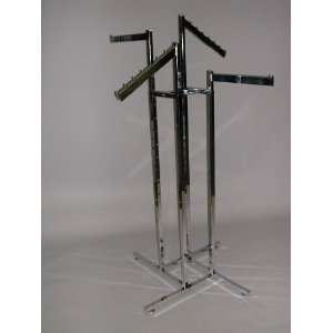  4 WAY SQUARE TUBE RACK WITH 2 STRAIGHT AND 2 WATERFALL 