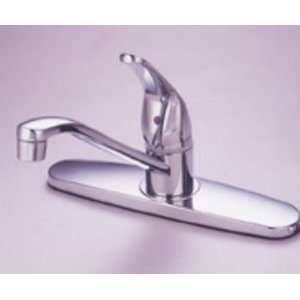   Kitchen Faucet with Side Sprayer on Faucet Deck 8 inch Polished chrome