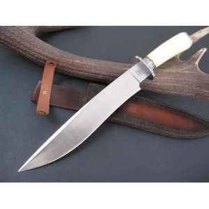   Edge White handle Custom Bowie Knife Handmade Knife