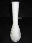 vintage hoosier glass white milk glass flower bud vase 9