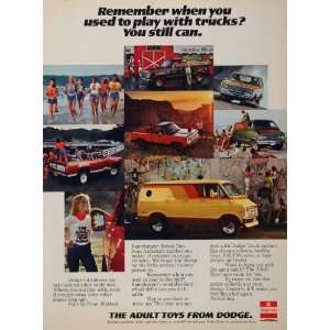  1977 Ad Dodge Truck Ramcharger Warlock Street Van 