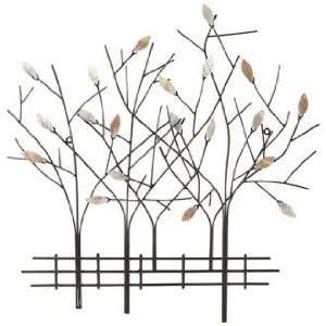  Trees and Fence 23 1/2 High Wall Decor