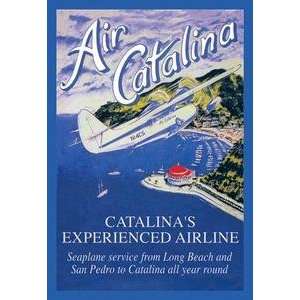    Paper poster printed on 20 x 30 stock. Air Catalina