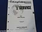 1992, DIESEL AMH Models Parts Catalog,Cobra Stern Drives OMC