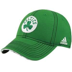 adidas Boston Celtics Kelly Green 17 Time Champions Flex Fit Hat 
