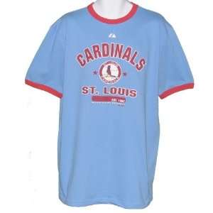  Mens St. Louis Cardinals Hit and Run Tshirt Sports 