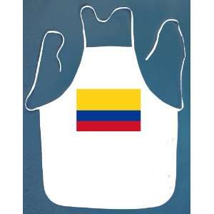  Colombia Colombian Flag BBQ Barbeque Apron with 2 Pockets 