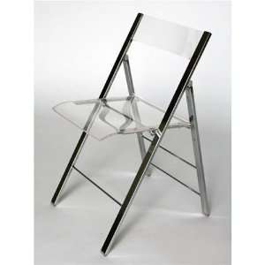  2 Acrylic Foldable Chairs