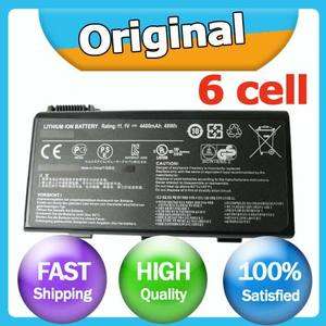 New Original Genuine Battery for MSI A5000 BTY L74 A6000 A6200 CR600 
