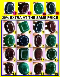 11600.00 CT HUGE SIZE NATURAL EMERALD RUBY SAPPHIRE WHOLESALE LOT ~ 20 