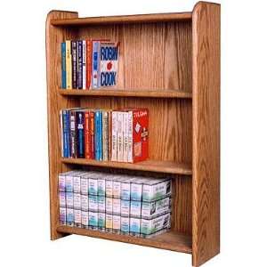  Solid oak DVD or VHS Cabinet (honey oak) (33.5 H x 24.25 