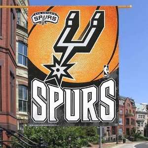 San Antonio Spurs Vertical NBA Flag:  Sports & Outdoors