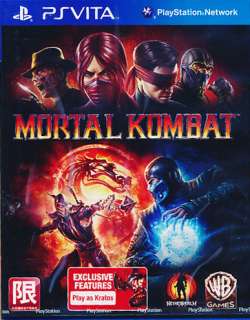 Mortal Kombat 9 SONY PSVITA PLAYSTATION PS Vita Game NEW Play as 