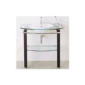  L Expression Minimalist Table and Bathroom Sink in Wenge 