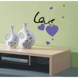   easy Instant Decoration Wall Sticker Deco love me do