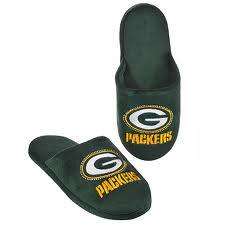 Officially Licensed NFL Green Bay Packers BLING Slippers  