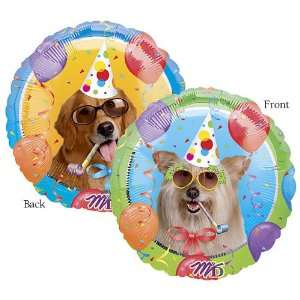 Dog Bow Wow 18 Birthday Mylar Balloon Decorations Supplies Safari