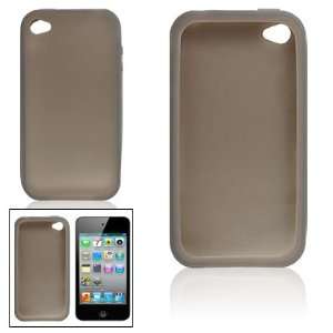 Gino Smooth Gray Soft Plastic Protector for iPod Touch 4G 