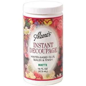  Aleenes Instant Matte Decoupage  16 Ounces Arts, Crafts & Sewing
