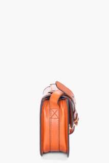 Alexander McQueen tan wicca medium satchel for women  
