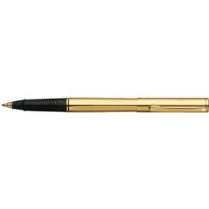  Sheaffer Agio Straight Line Chased Gold Rollerball Pen 