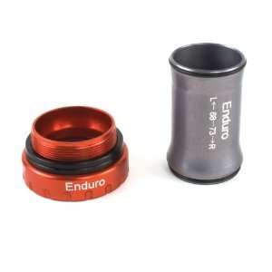  Enduro Ceramic Hybrid Bb Shimano Mtb, 2 Bearings   Red 