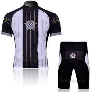  bike clothes / personality striped / mesh / 12IP five pointed star 