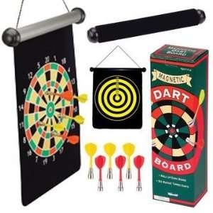   up Dart Board and Bullseye Game with Magnetic Darts