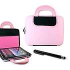 Pink Hard Cover Carrying Case Stand for Motorola Xoom Xoom2 Tablet w 