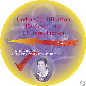 Medical Coding Certification Prep DVDs  