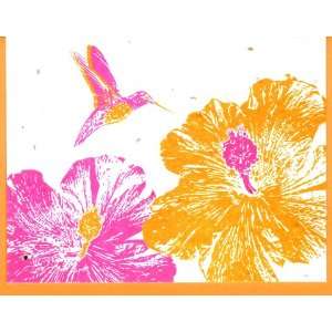 Grow A Note® All Occasion Hummingbird Hibiscus Cards 5 