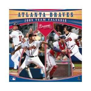  Atlanta Braves 2009 12 x 12 Team Wall Calendar Sports 