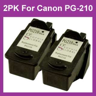 Black Ink Cartridge for Canon PG 210 PIXMA ip2700 iP2702 MP240 MP250 