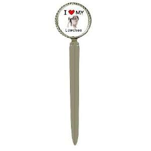  I Love My Lowchen Letter Opener: Office Products