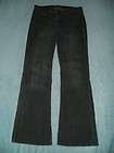 LEI jrs 11 faded black Washed LOW rise stretch FLARE leg jeans 31x32