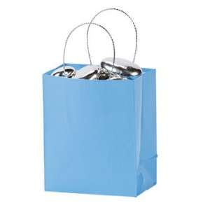 Light Blue Mini Gift Bags   Party Favor & Goody Bags & Paper Goody 