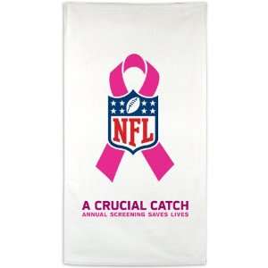   Shield Breast Cancer Awareness Crucial Catch Towel