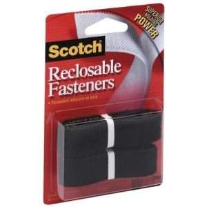  MMMRF7011   Reclosable Fasteners, 3/4x18, 1 Set/PK, Black 