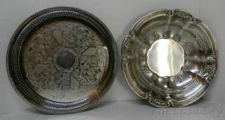 Antiq NEWPORT Decorative Silverplate Serving Bowl Tray  