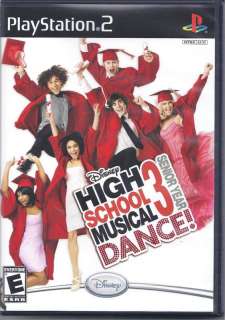 HIGH SCHOOL MUSICAL 3  DANCE PS2 W/PAD   DISNEY NEW 712725016074 