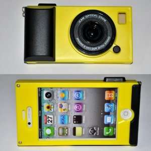  Camera Hard Case for Iphone 4g/4s (At&t Only) Jc150yellow 
