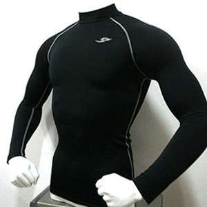Mens Thermal Compression Base Under Layers Long Sleeves Tops T Shirts 