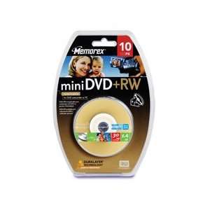MEMOREX O   Disk   DVD+RW   1.4GB mini   10/spindle   Blister   Sold 